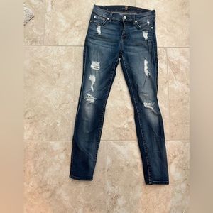 7 For All Mankind. Ankle Skinny.